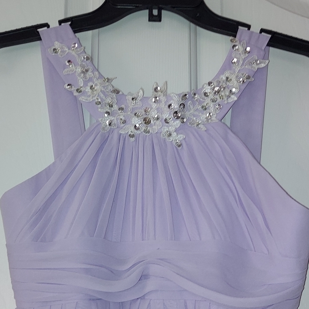 Lilac knee length size 4 dress